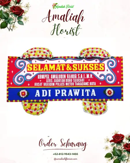 Papan Bunga Ucapan Selamat Simalingkar B