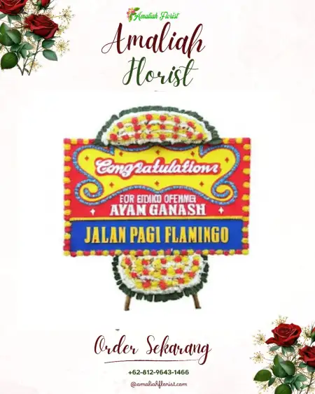 Sewa Papan Bunga Simalingkar B